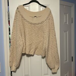 Free People Off-The-Shoulder Sweater